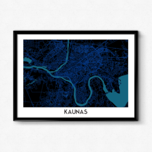 Kauno žemėlapis (Blue Dream)