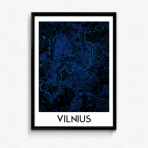 Vilniaus žemėlapis (Blue Dream)